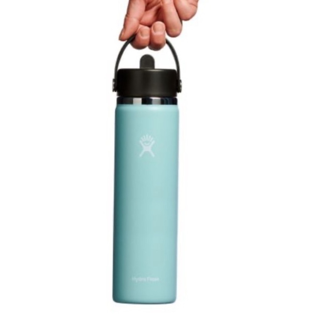Hydro Flask 24oz Wide Mouth Flex Straw Water Bottle Dew